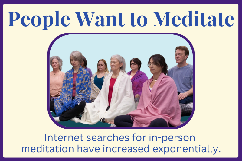 People Want to Meditate