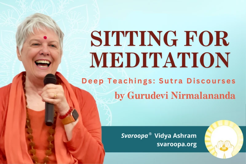 Sitting for Meditation